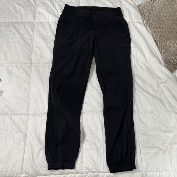 Athleta Black Recycled Nylon Jogger Pants | Size 2 - Picture 6 of 11